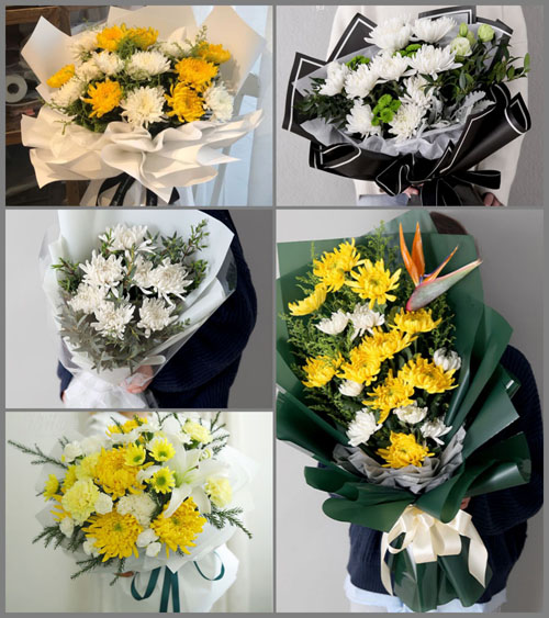广东肇庆市封开县莲都镇清水村白事花束代送